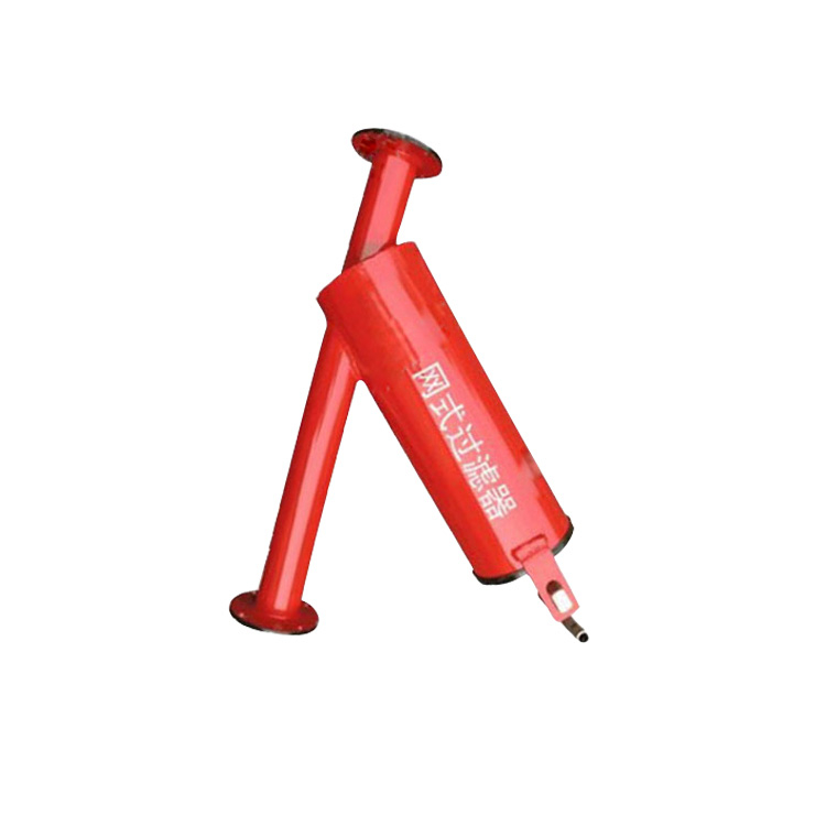 钢质离心过滤器农业灌溉过滤设备微喷微滴灌砂石沙石过滤器施肥罐 6寸