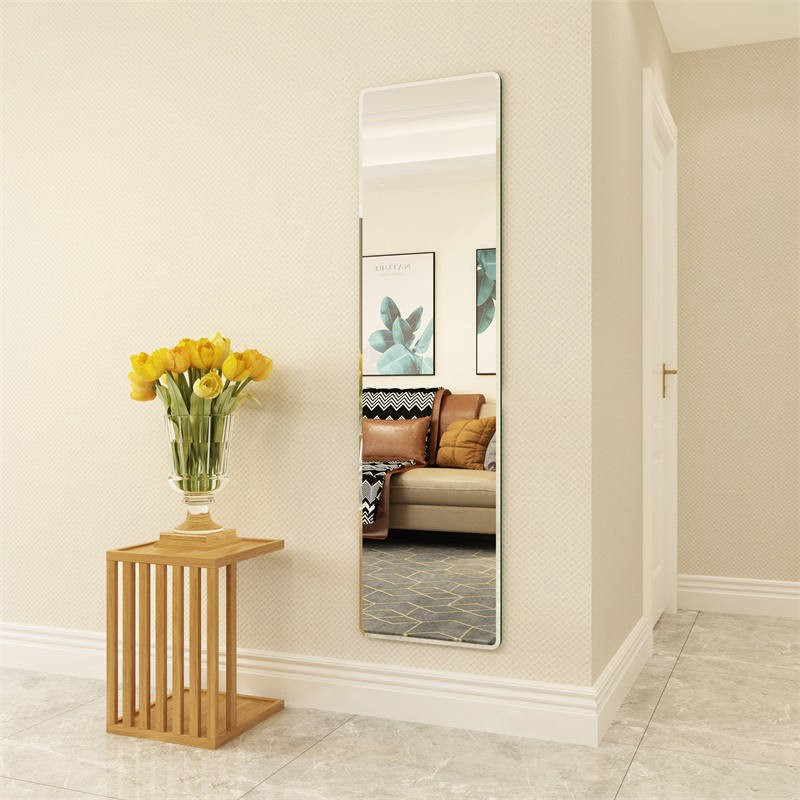 全身家用镜子衣柜上的穿衣镜组合壁挂镜贴在柜门墙上粘贴墙镜寝室定制