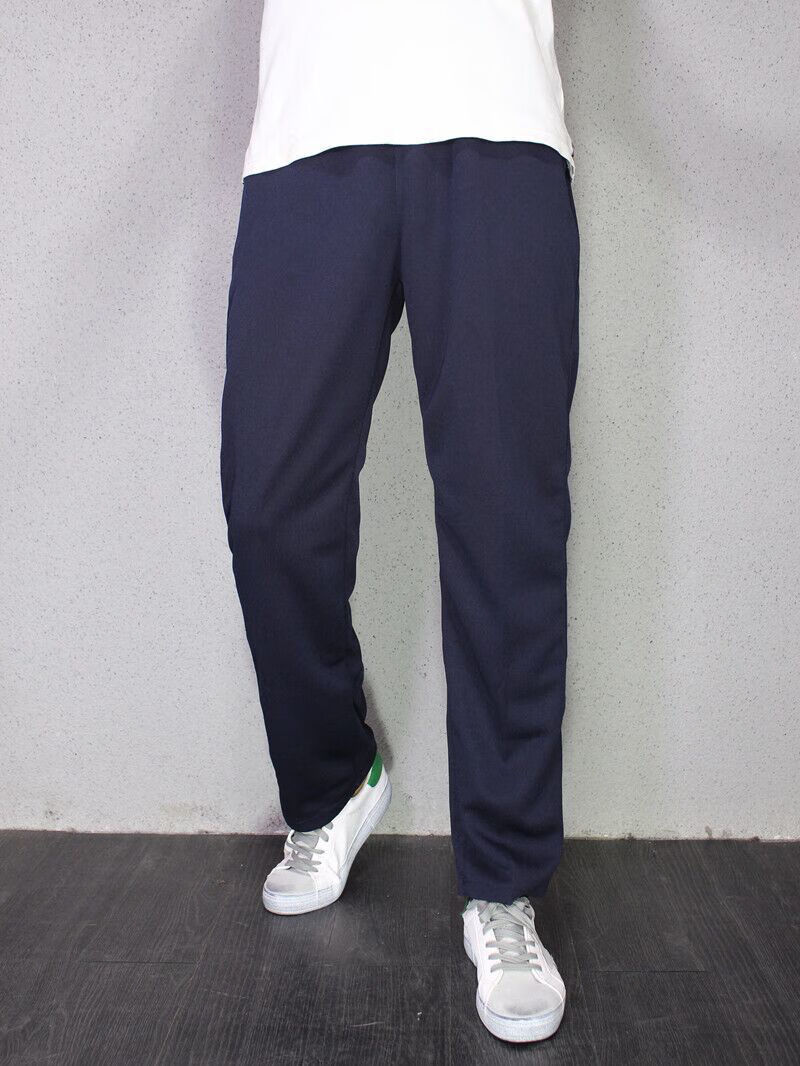 学生校裤藏蓝色男女小学初高中校服裤子黑色运动裤大码春秋 黑色 m