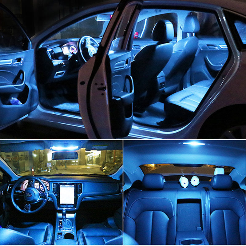 阅读灯led车内灯汽车阅读灯led车内灯t10车顶灯双尖1224v货车通用后备