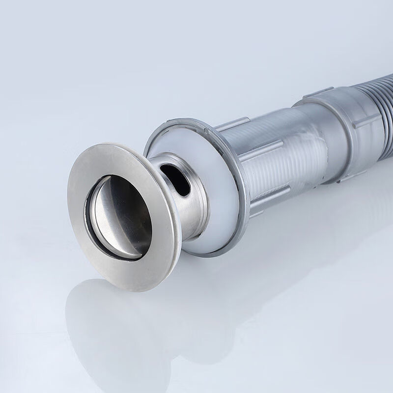 洗手盆下水管洗脸盆一体式洗手盆下水管下水器面盆手台盆翻板落水管