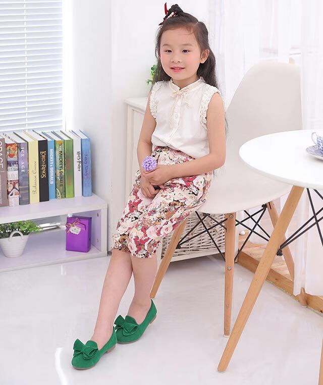 女童皮鞋春秋公主鞋学生豆豆鞋2020新款儿童宝宝单鞋韩版女童鞋子