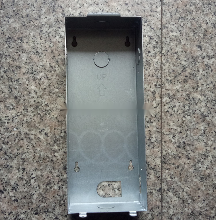 a1款楼宇对讲门口主机安装底盒智能楼宇对讲机数字门铃铁盒 c3底盒