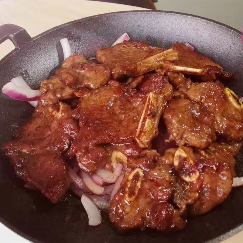 黑椒牛仔骨铁板黑椒牛排400g腌制餐厅酒店饭店特色菜冷冻半成品