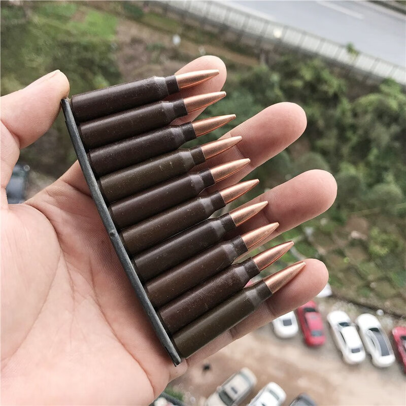 顾致子弹壳工艺品95真壳工艺模型桌面摆件装饰81真弹壳老兵收藏战友