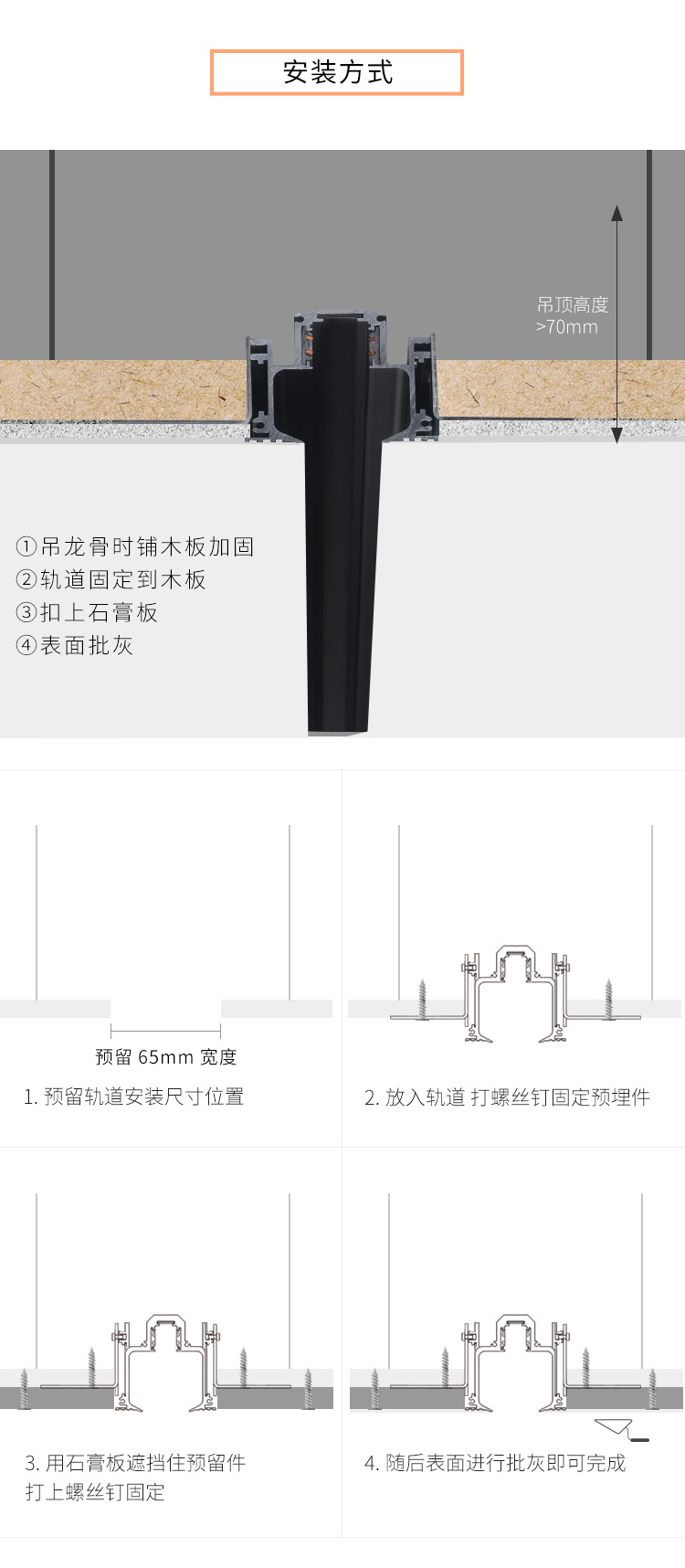 嵌入式窄版led线性线条暗装隐藏客厅吊顶餐厅造型无主灯滑道导轨射灯