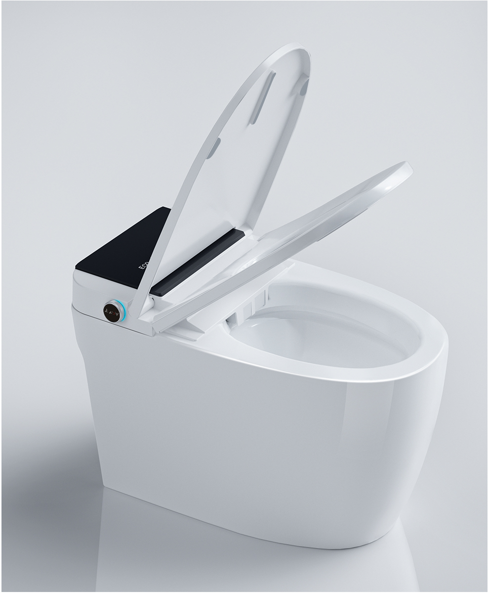 水压调节,风温调节,坐温调节,柔和夜灯马桶盖材质:pp塑料冲水按键类型