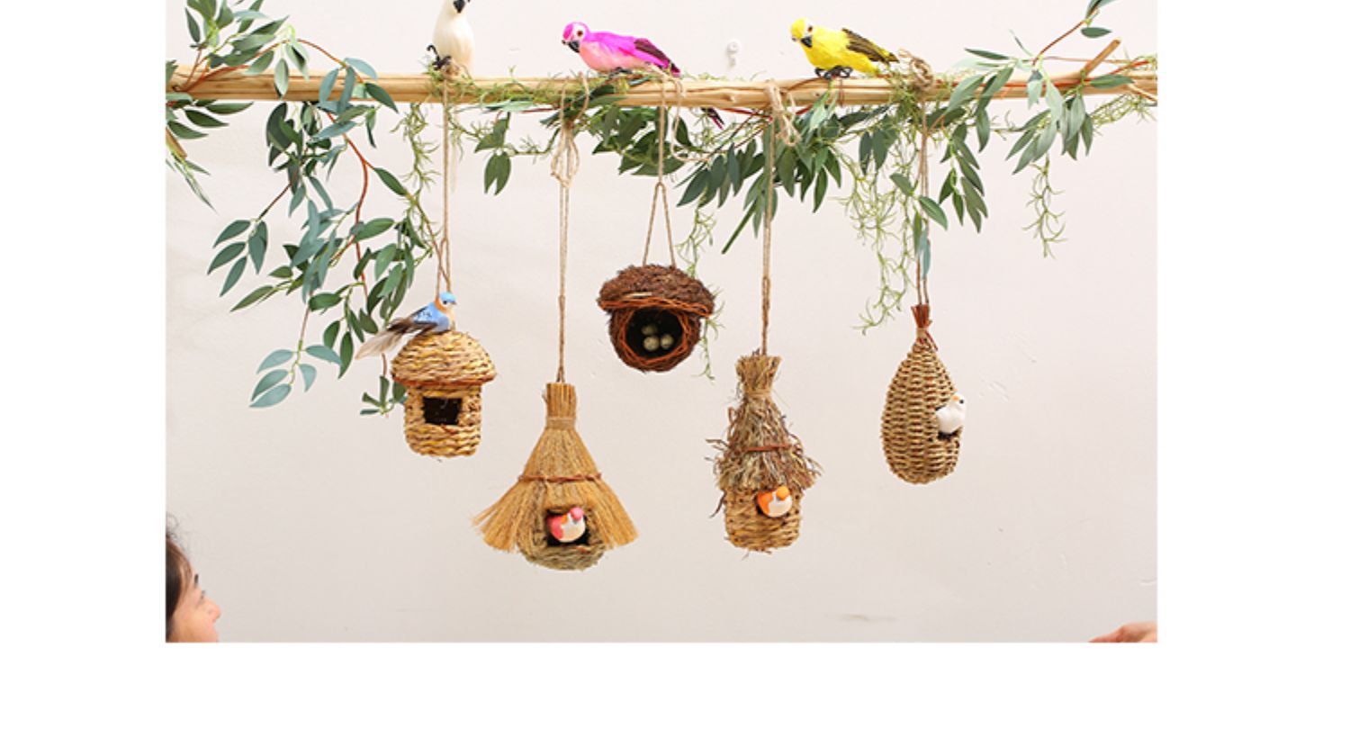 战悦 幼儿园空中吊饰环创微景观环境布置材料挂件装饰森系挂饰创意