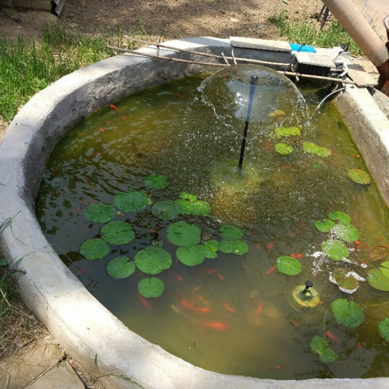 小型蘑菇喷泉套小喷泉泵装循环流水半球迷你景观喷泉喷头婚庆装饰 25w