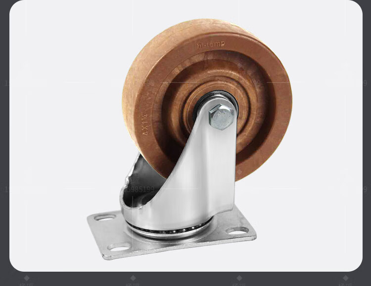 餐桌腿滑轮 万向轮中型3寸4寸5寸耐高温脚轮万向轮耐温300度烤箱轮子
