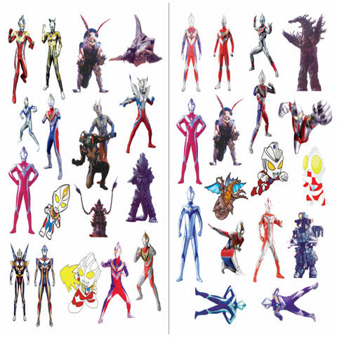 奥特曼贴画书迪迦赛罗超人卡通动漫贴贴画男孩女孩早教趣味游戏书礼物