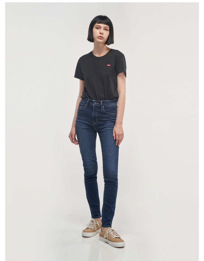 levis 秋冬系列 女士李维斯721超高腰紧身加厚牛仔裤 18882-0487