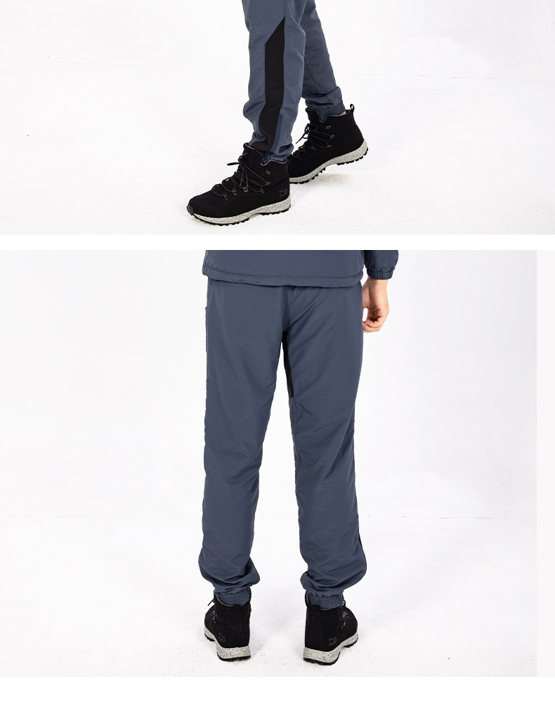 daiwa达亿瓦21秋冬便携式长裤男运动裤钓鱼裤户外休闲方便携带保暖