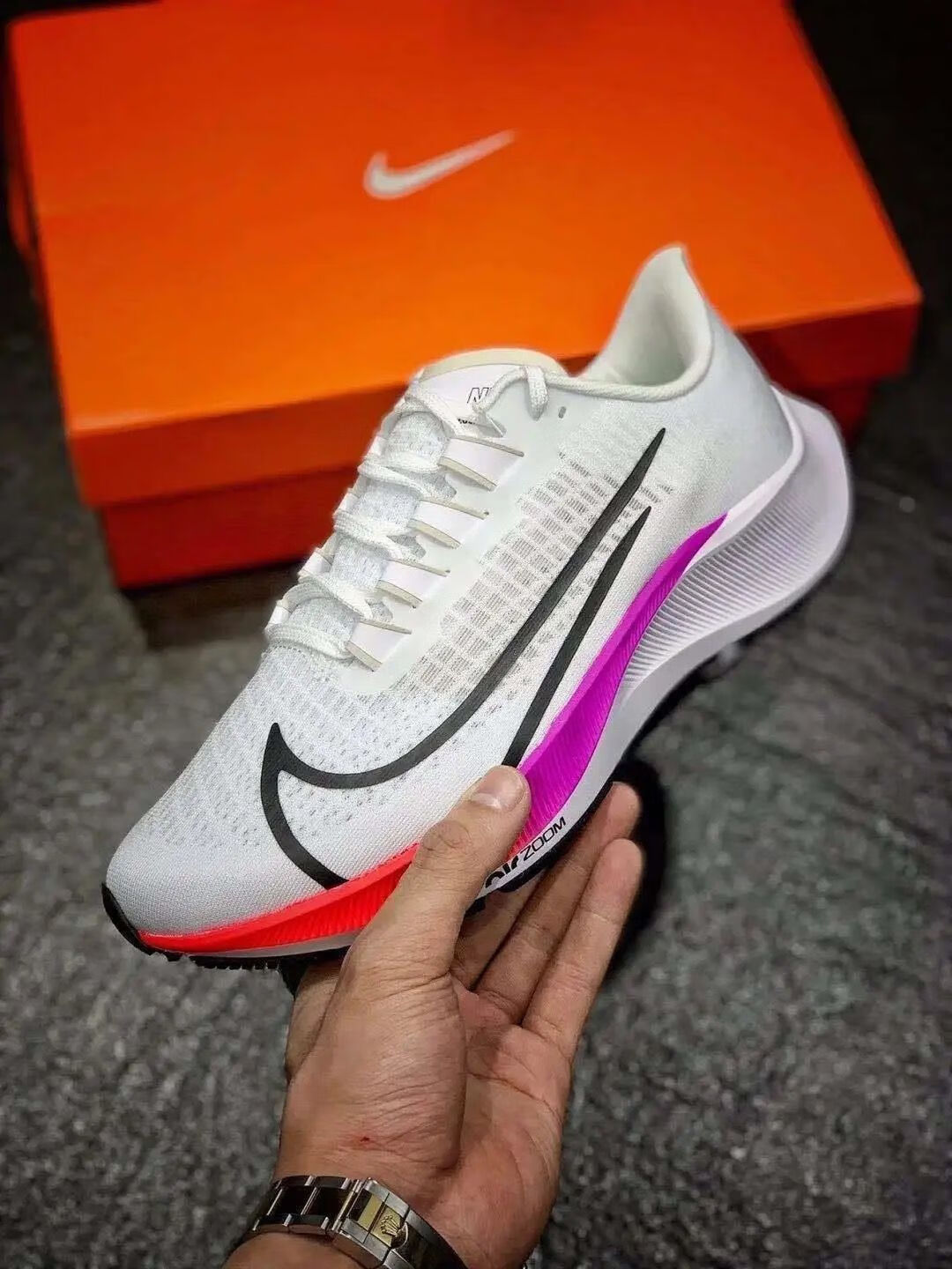 登月飞马37代跑步鞋前掌气垫飞马网面透气休闲运动鞋男女鞋马拉松