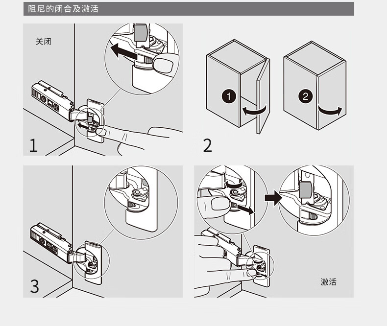 blum百隆奥地利快装阻尼铰链缓冲铰链110定制半盖配十字底座拆封不