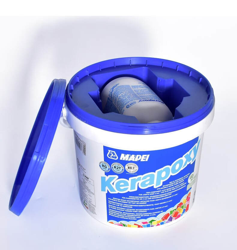 环氧彩砂马贝 进口环氧彩砂141填缝剂瓷砖美缝防霉施工 黑色120#5kg