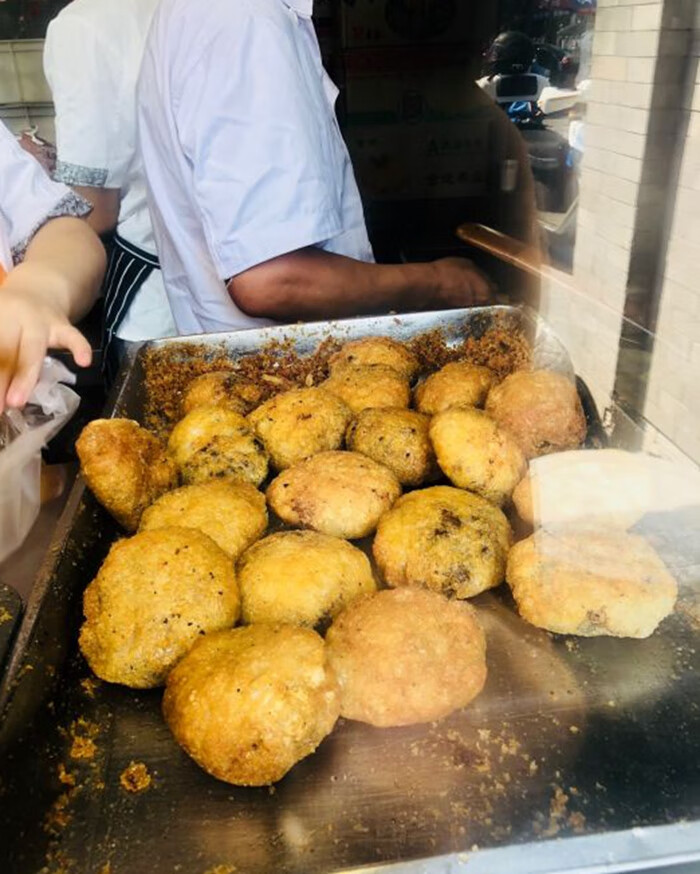 老北京虎坊桥京天红酒家京天红炸糕软糯炸糕红豆沙馅闪送顺丰全国5个