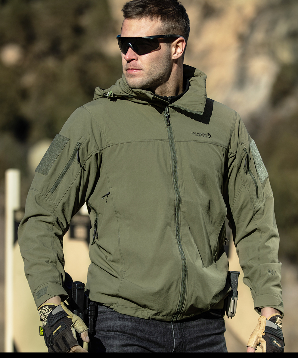 龙牙b4级全天候突击风衣geniii防风外套战术服铁血君品枪灰色xs