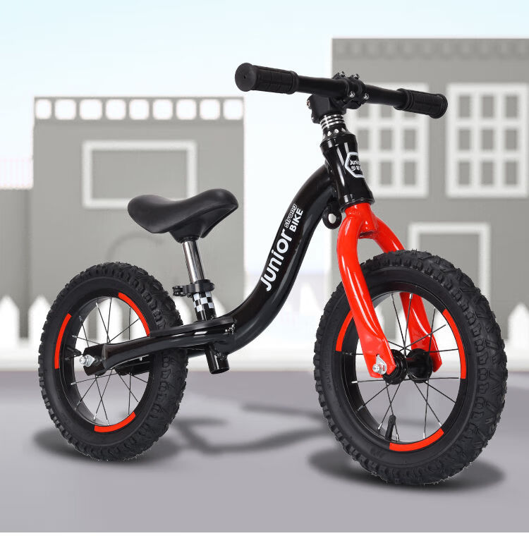 车宝宝两轮无脚踏单车玩具小孩溜溜车滑行车12寸14寸铝合金车大童学步