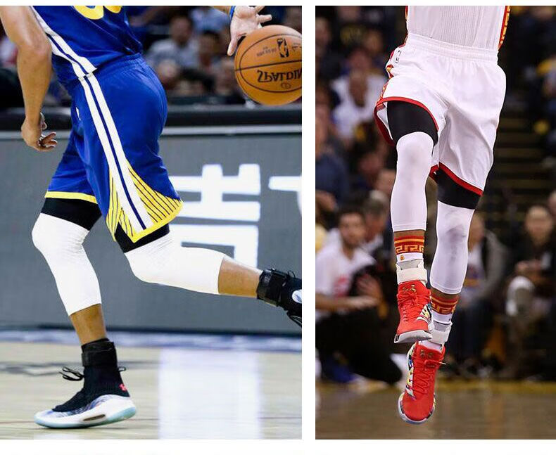 苛鱼nba紧身裤男篮球七分速干健身裤护膝白色训练女压缩高弹力打底裤