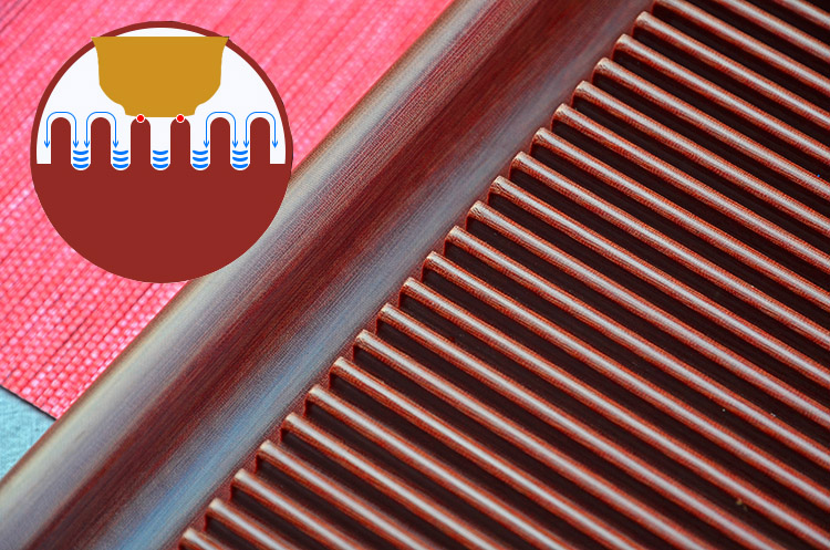 德国台湾电胶木办公室家用茶盘小托盘纯红新中式茶具大茶海电木茶盘