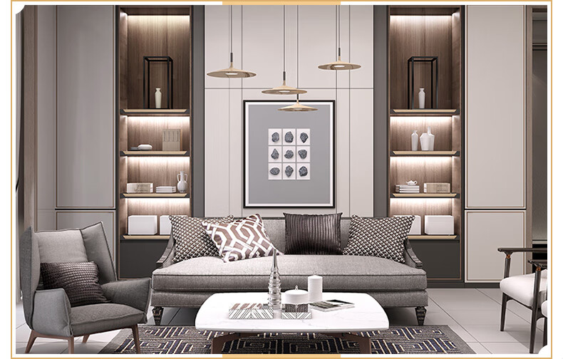 欧派全屋定制云禧系列时尚新中式整体衣柜定制卧室平开门到顶大衣柜