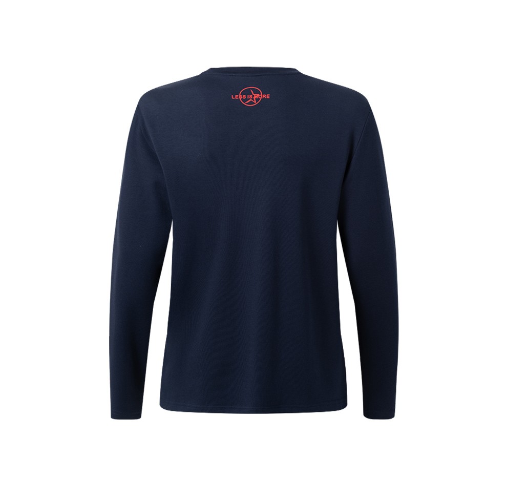 ferreroross意大利奢侈品服饰21秋冬新款长袖t恤dy2124071简约蓝色m