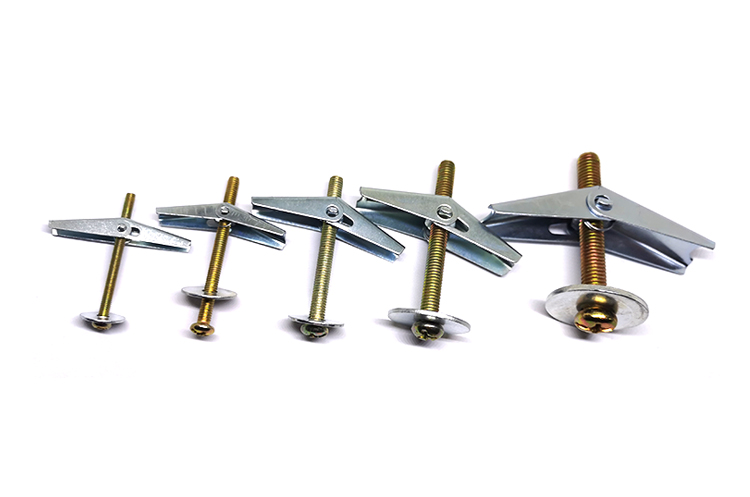 适用铁飞机膨胀螺丝空心墙石膏板预制板兰花夹纤维板壁虎伞形胀栓胀塞