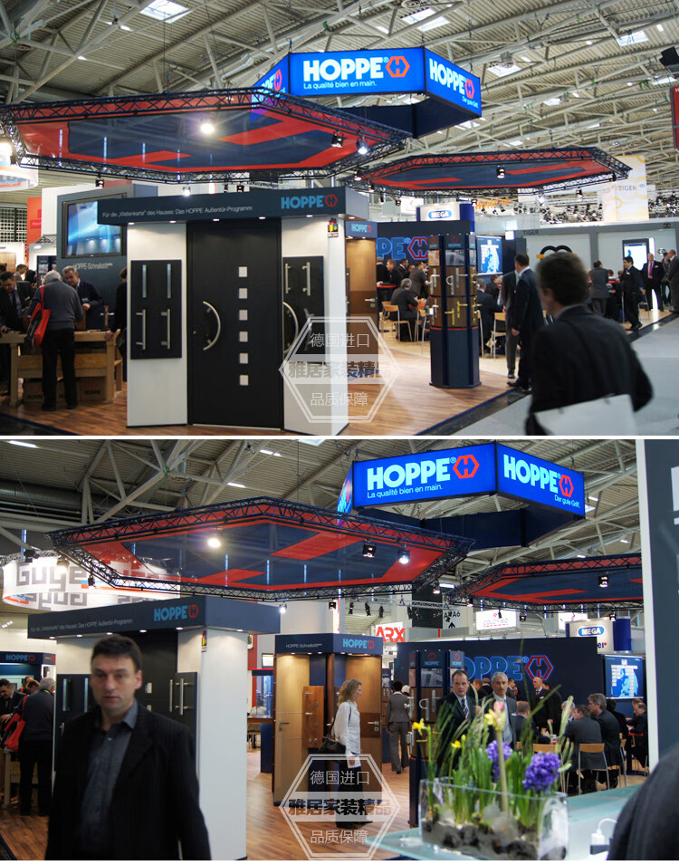 德国原装进口好博纯铜把手镀铬磨砂m1602德国10年操作质保40门厚国产