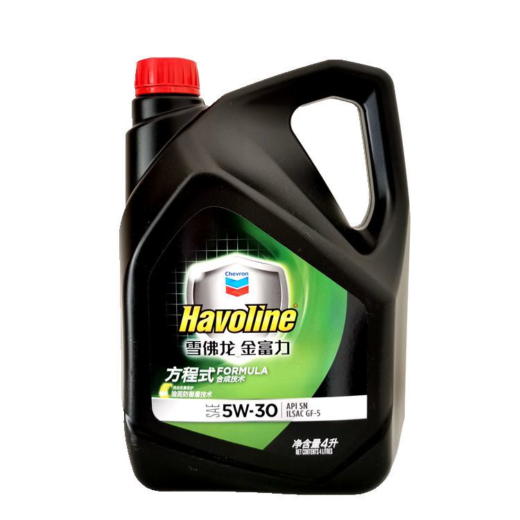 雪佛龙 金富力 方程式 机油 5w/30机油 sn 涡轮增压发动机 润滑油4l