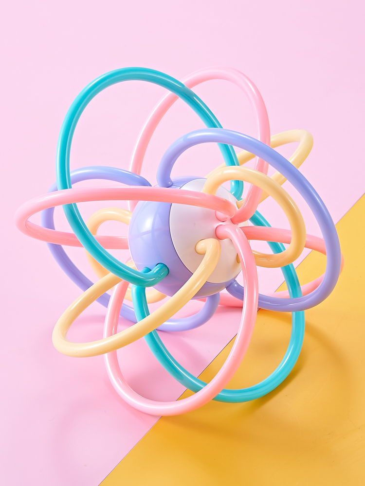 商城同款婴儿手抓球曼哈顿球玩具宝宝新生早教手抓握训练01岁36个月