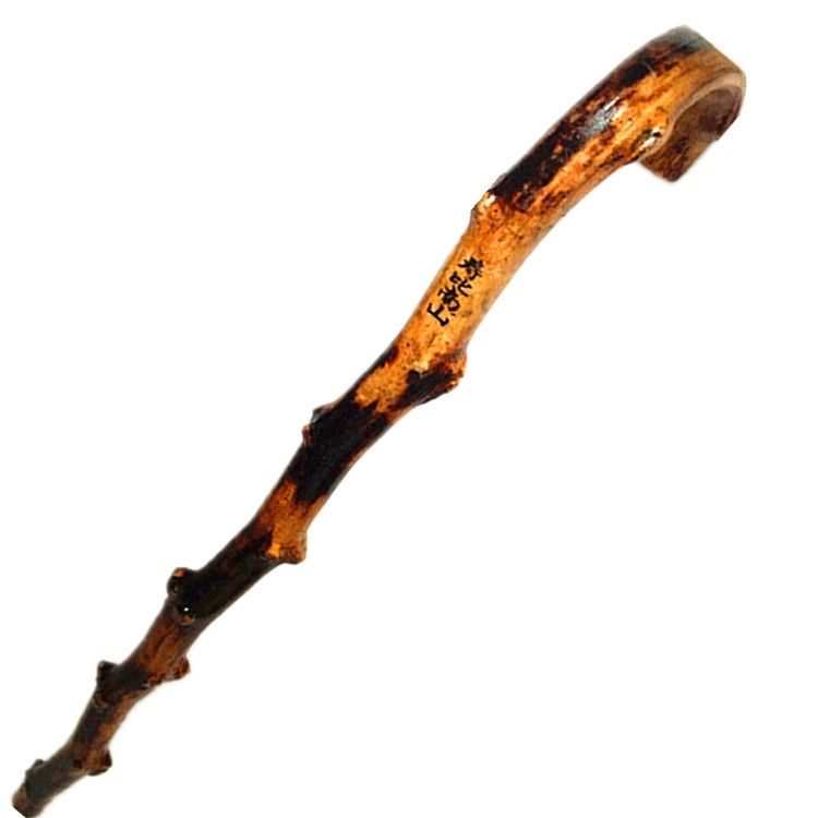 老人实用藤条实木拐杖植物花藤拐杖包包棍防滑登山仗藤杖定做 适用3