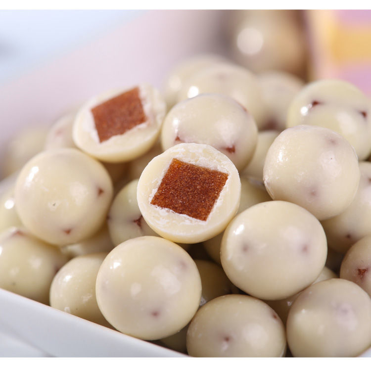 酸奶山楂球巧克力奶球山楂零食网红酸奶球牛奶味奶酪粉奶豆酸奶山楂球