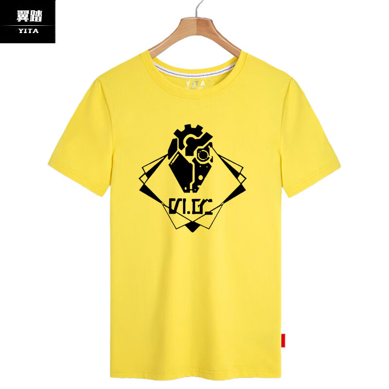 战双帕弥什露西亚里丽芙游戏周边短袖t恤衫男女半袖体恤上衣服装 黑色