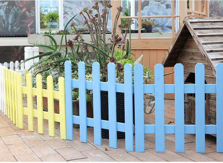 战长沙幼儿园白色防腐木栏杆护栏围栏栅栏户外室内外花园圣诞树装饰