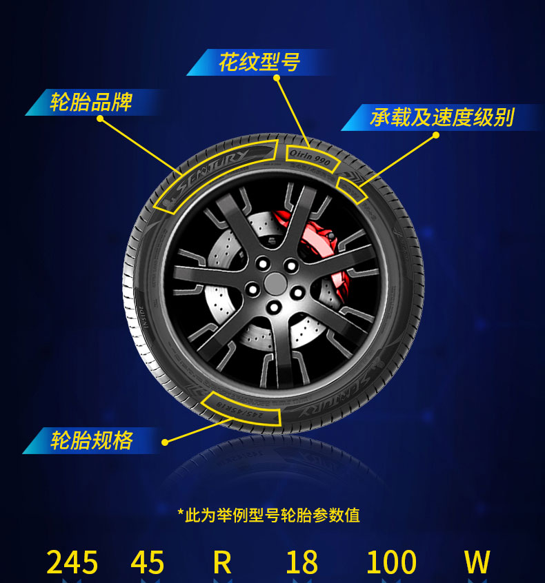 森麒麟轮胎qirin99022550rf1794w防爆胎适配宝马奔驰高性能黑色防爆胎