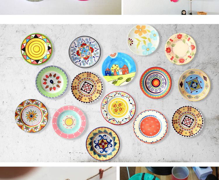 白色纸盘子纸碟儿童绘画画涂鸦一次性纸盘蛋糕盘幼儿园手工材料6寸