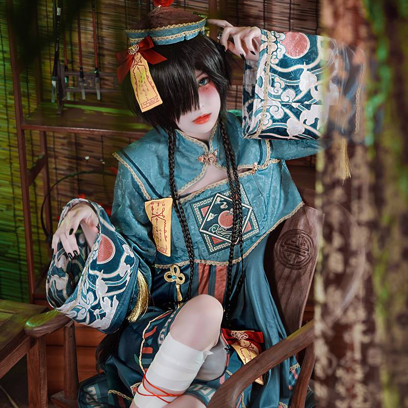 角色扮演cos服 小僵尸洛丽塔cos服jsk可爱复古连衣裙lo裙套装 短裙