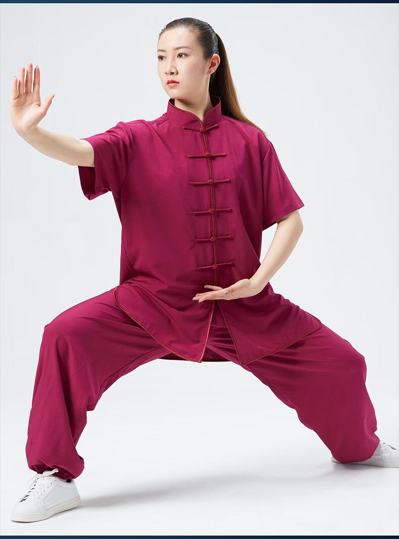 2022新款红棉云太极服太极服女装新款飘逸男太极拳练功服夏秋冬长袖