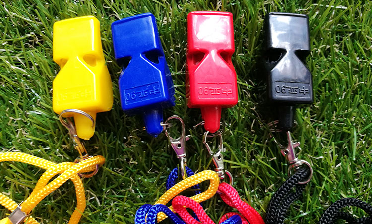 中亚口哨比赛裁判口哨 无核高音篮球足球户外体育训练哨子 红色