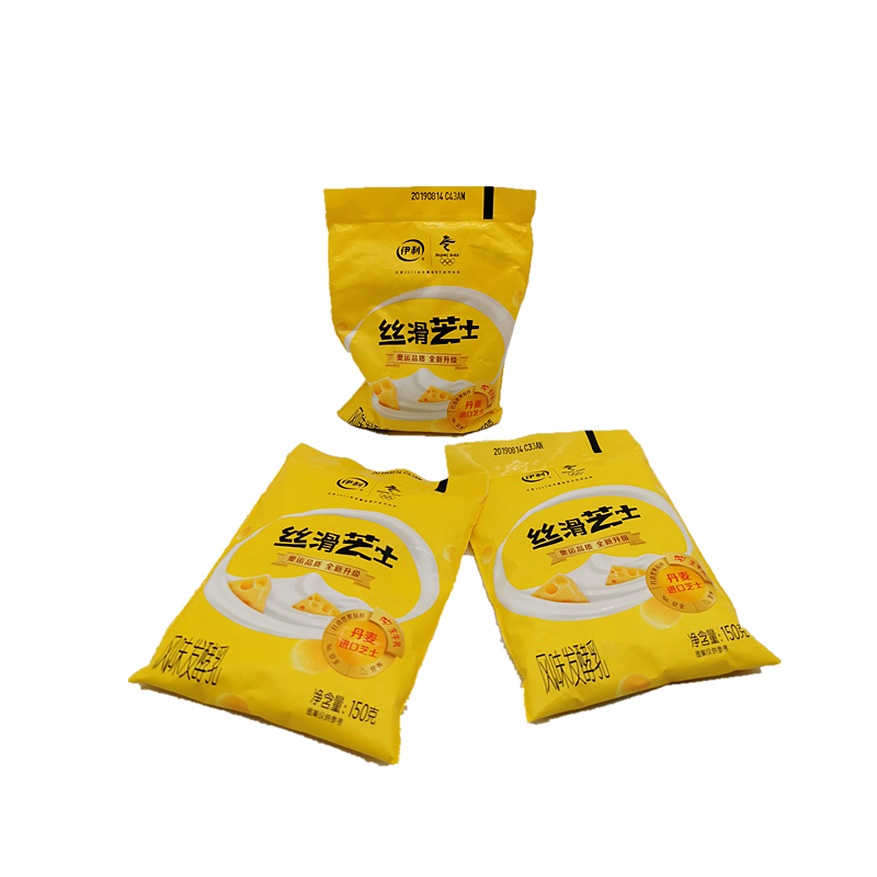 伊利丝滑芝士酸奶10袋15袋装150g丹麦进口芝士风味发酵乳袋装芝士大包