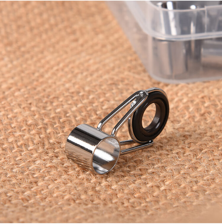 海竿导环套装只 个规格导线环过线环渔具配件 75个盒装