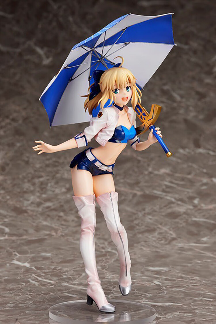 【官方认证】万代(bandai)fate命运之夜手办fate型月赛车女郎saber