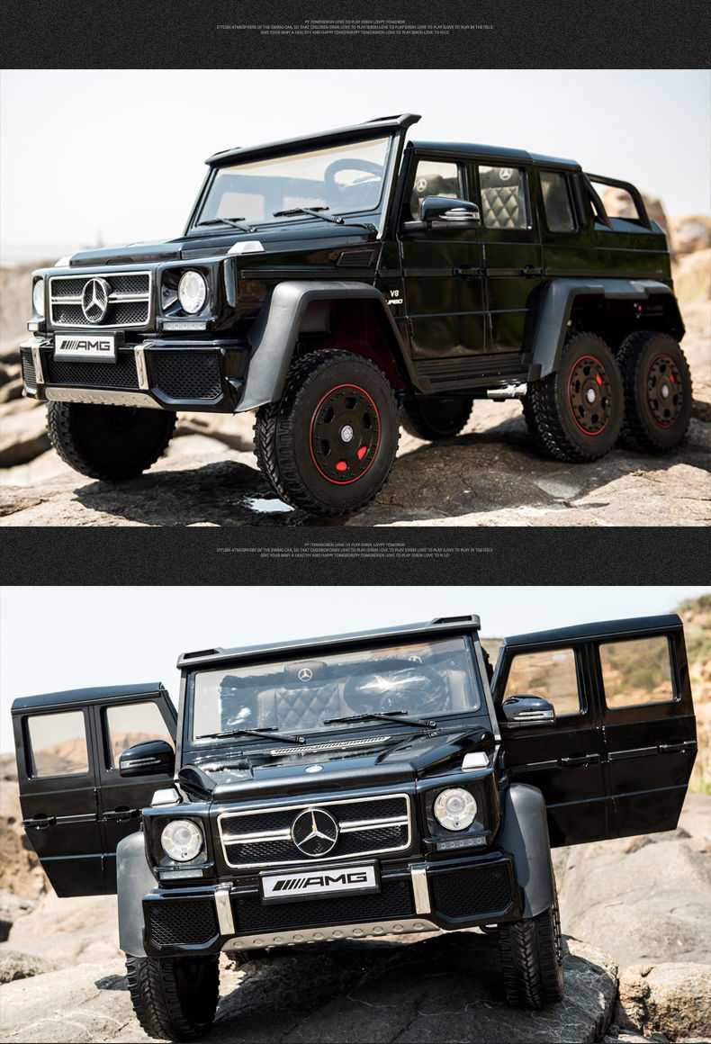 奔驰大g6x6越野车 儿童超大电动汽车六轮驱动 遥控摇摆男孩玩具可坐