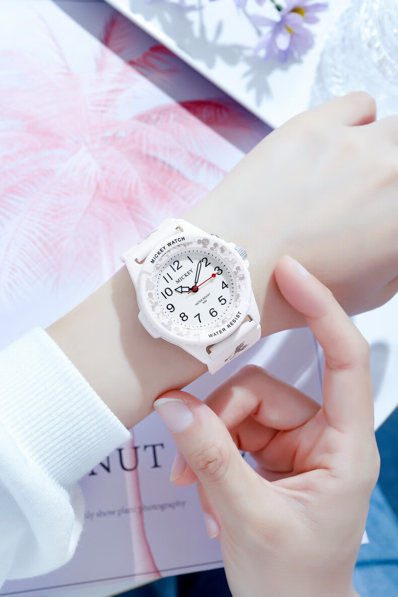 好物京选迪士尼手表女孩只看时间小学生女童10岁以上电子手表星黛露紫