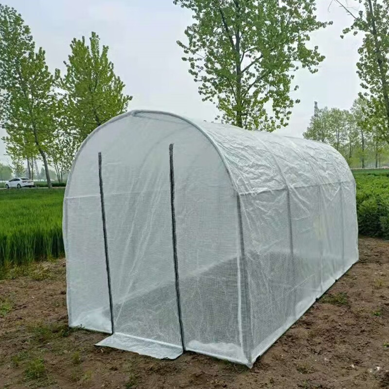 冬天防冻花罩植物过冬保护棚家用温室花房大棚钢管骨架蔬菜植物草花卉