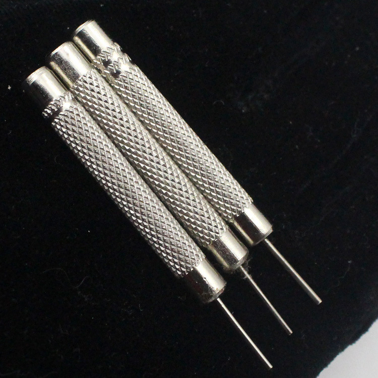 修表工具配件 钢带调表针 表带调节 顶针 冲针短冲 拆表链 直径0.