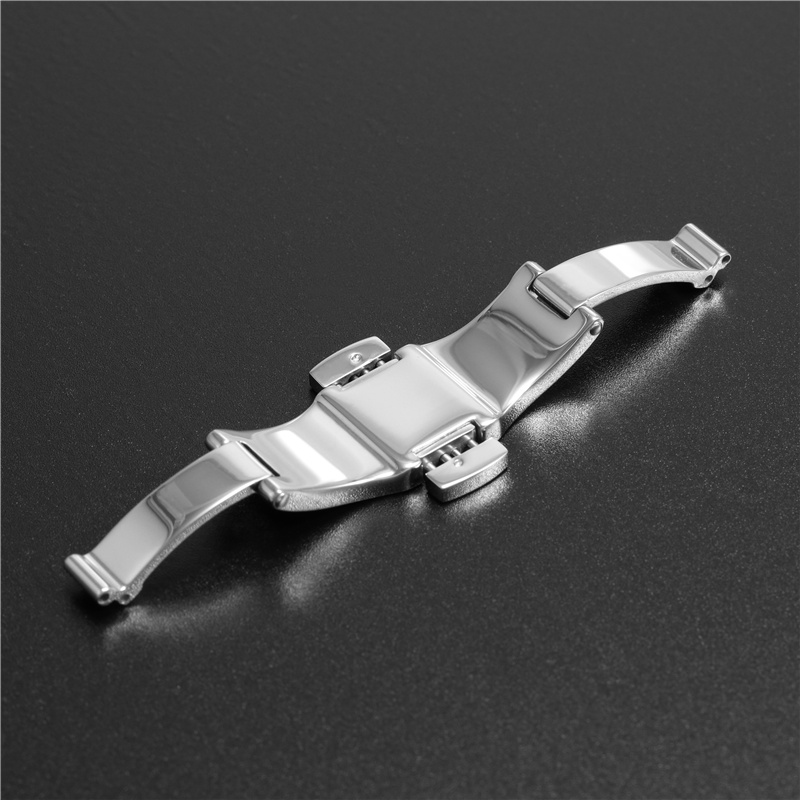 【质量优选】代用天梭表扣手表蝴蝶扣表带原装品质钢带配件男女双按