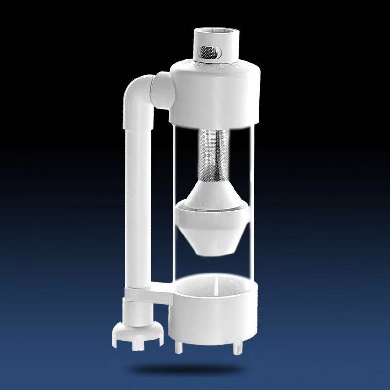 马桶鱼缸粪便分离器鱼粪收集器自动吸便上滤底滤鱼缸过滤器水位50厘米