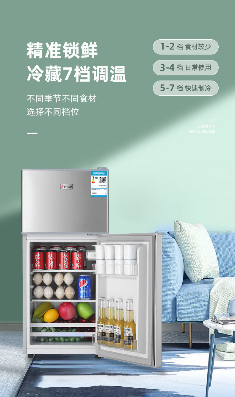 志高小冰箱家用租房小型冰箱家用小冰箱迷你型家用小冰箱宿舍冰箱杰诺